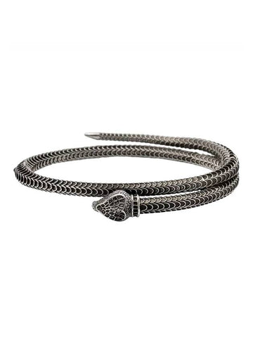 Garden Snake Bracelet Silver - GUCCI - BALAAN 1