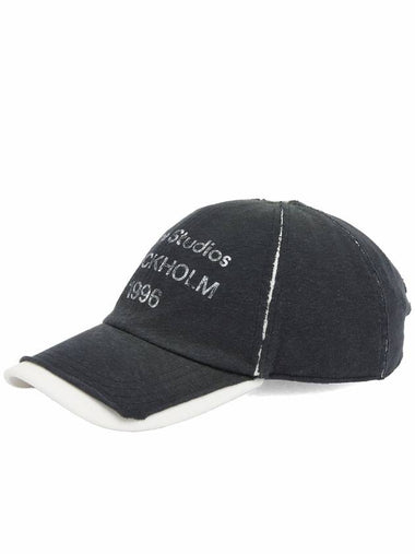 Logo Stamp Ball Cap Black - ACNE STUDIOS - BALAAN 1