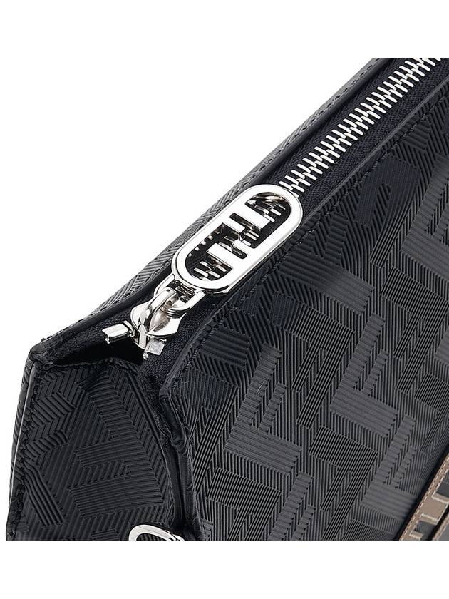 men's entertainment FF chain print clutch bag black - FENDI - BALAAN.