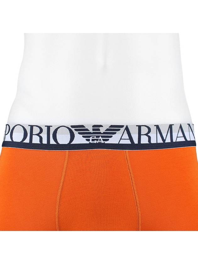 Men's Logo Stretch Boxer Briefs Orange - EMPORIO ARMANI - BALAAN 6