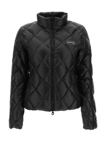 Sora Logo Quilted Padded Jacket VDDJ00125K0001 BKS - DUVETICA - BALAAN 1