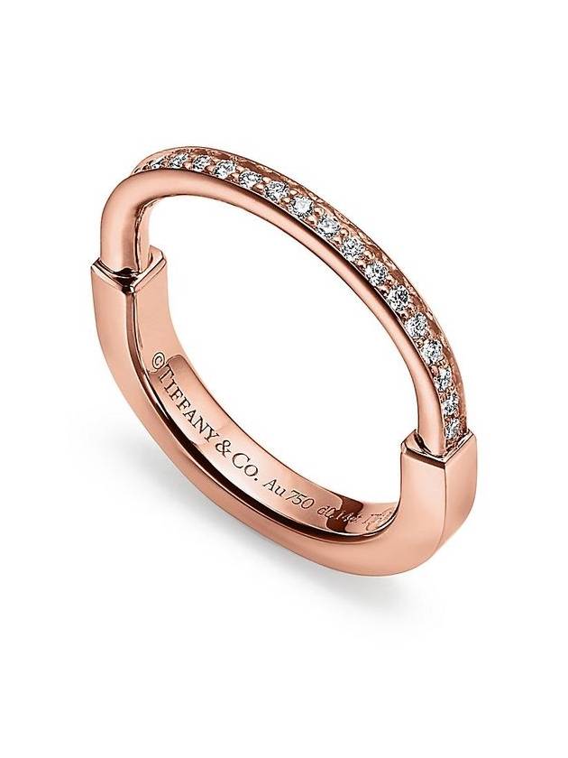 Tiffany Tiffany Rock Ring Ring Rose Gold Diamond 72344707 - TIFFANY & CO. - BALAAN 3