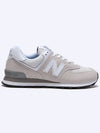 574 Low Top Sneakers Ivory - NEW BALANCE - BALAAN 3