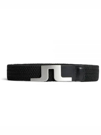 Men's Berry Elastic Belt Black - J.LINDEBERG - BALAAN 2