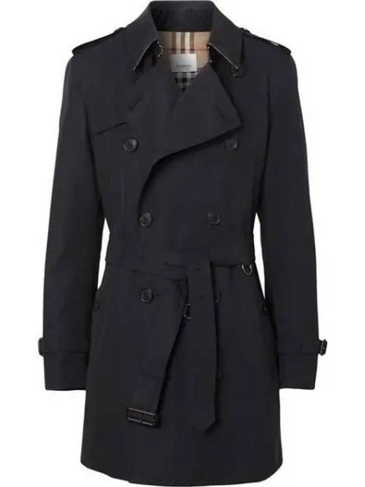 Men's Short Wimbledon Trench Coat Midnight Navy - BURBERRY - BALAAN 2