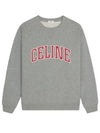 Logo Print Sweatshirt Grey - CELINE - BALAAN 2