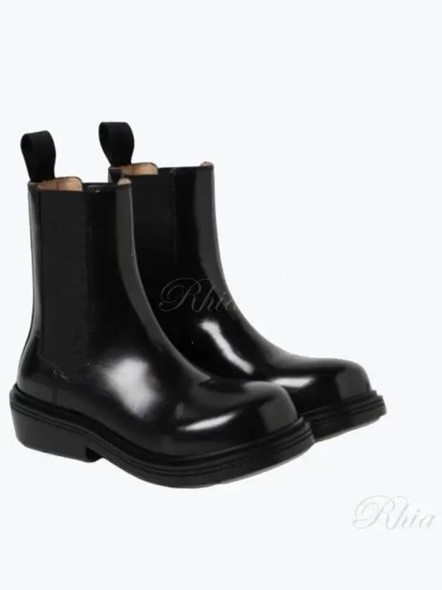 Fireman Chelsea Leather Ankle Boots Black - BOTTEGA VENETA - BALAAN 2