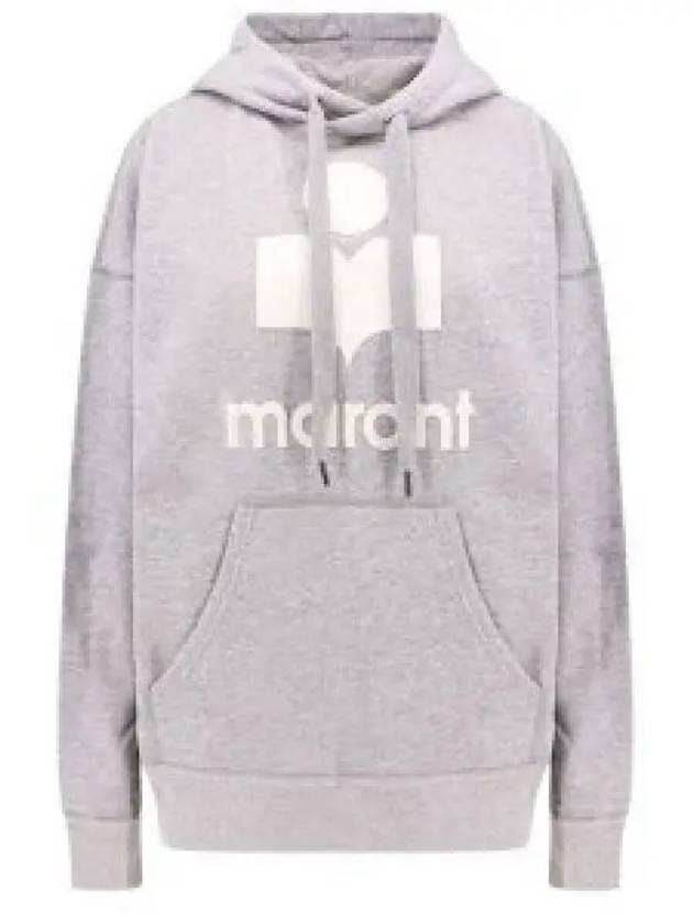 Mansel Logo Hoodie Faded Grey - ISABEL MARANT - BALAAN 2