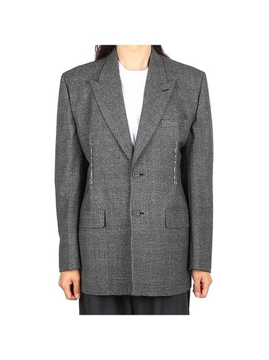 Bar Jacket Grey - DIOR - BALAAN 1