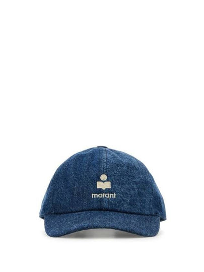 Tomas Embroidered Logo Ball Cap Blue - ISABEL MARANT - BALAAN 2