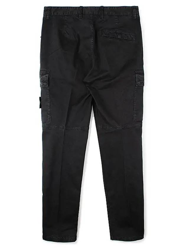 Wappen Patch Cargo Straight Pants Black - STONE ISLAND - BALAAN 3