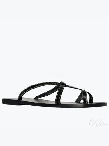 24 Link Sandals F1455 SBF10 Leather - THE ROW - BALAAN 1