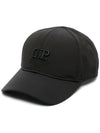 Logo Ball Cap Black - CP COMPANY - BALAAN 3