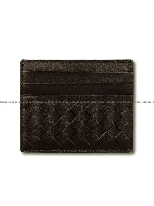 Intrecciato Weaving Nappa Card Wallet Brown - BOTTEGA VENETA - BALAAN 3