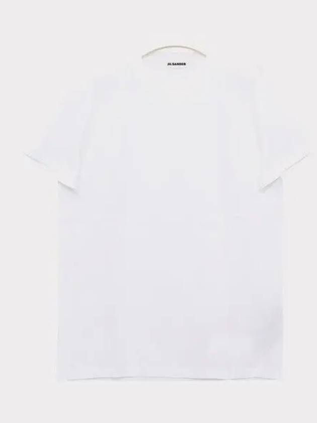 V-neck Short Sleeve T-Shirt White - JIL SANDER - BALAAN 2