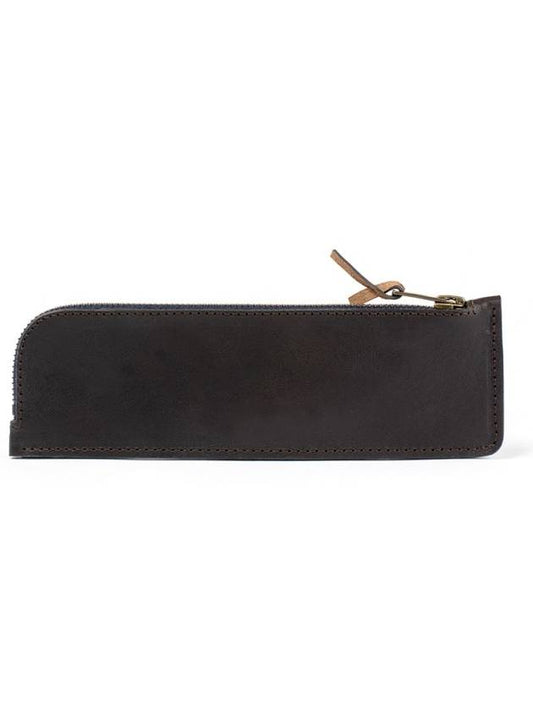 Canyon Pencil Case Dark Brown - BLEU DE CHAUFFE - BALAAN 2