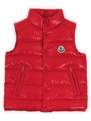 Kids TIB Logo Patch Padded Vest Red 1A12620 68950 455 8 10A 270605 1101645 - MONCLER - BALAAN 1