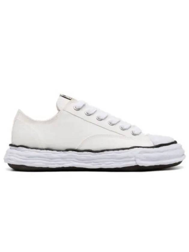 A11FW702 white Peterson OG sole canvas low top sneakers - MIHARA YASUHIRO - BALAAN 1