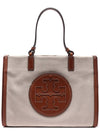 Women's Ella Canvas Small Tote Bag (88607 928 23S) - TORY BURCH - BALAAN 1