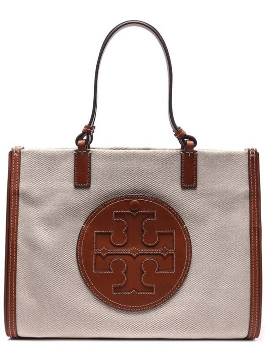 Women's Ella Canvas Small Tote Bag (88607 928 23S) - TORY BURCH - BALAAN 2