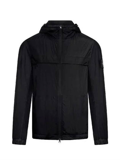 Garment Dyed Crinkle Reps R-Nylon Jacket Black - STONE ISLAND - BALAAN 2