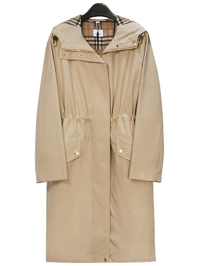 Drawstring Trench Coat Beige - BURBERRY - BALAAN 2