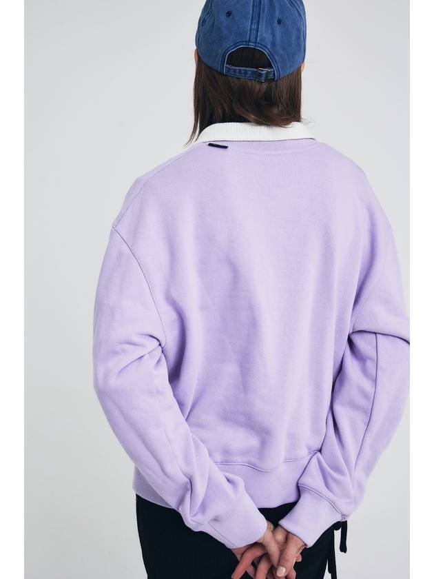 Square Neck Logo Sweatshirt Lavender - SAY-_YEON - BALAAN 3