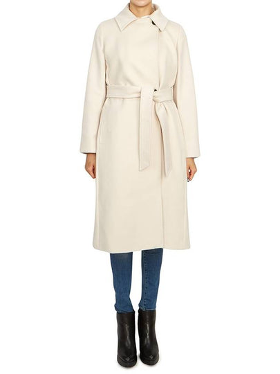 Bcollag Style Wool Single Coat Ivory - MAX MARA - BALAAN 2