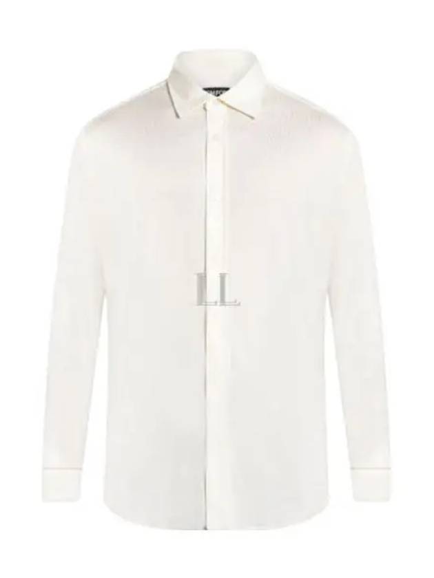 Silk Long Sleeve Shirt White - TOM FORD - BALAAN 2