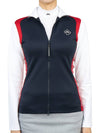 Women's Solar Full Zip Mid Layer Jacket Navy - J.LINDEBERG - BALAAN 3