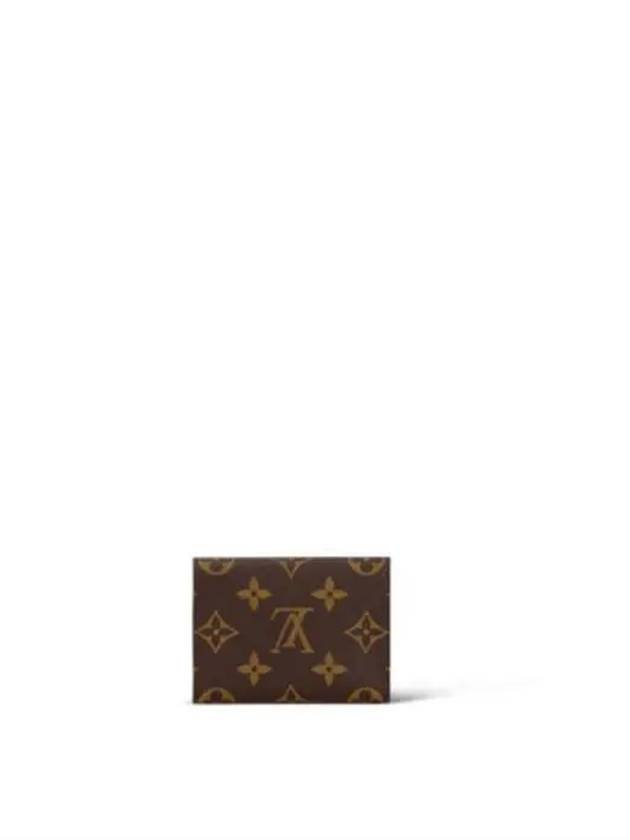 Enveloppe Carte De Visite Monogram Card Wallet Tan - LOUIS VUITTON - BALAAN 5