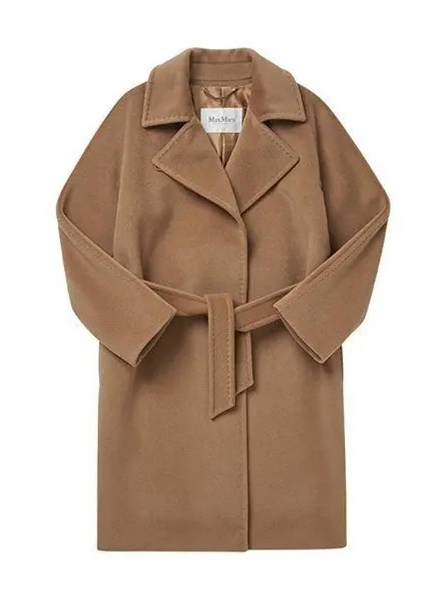 Women’s Estella Wool Cashmere Single Coat Camel - MAX MARA - BALAAN 2