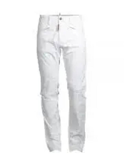 Men's Cool Guy Straight Pants White - DSQUARED2 - BALAAN 2