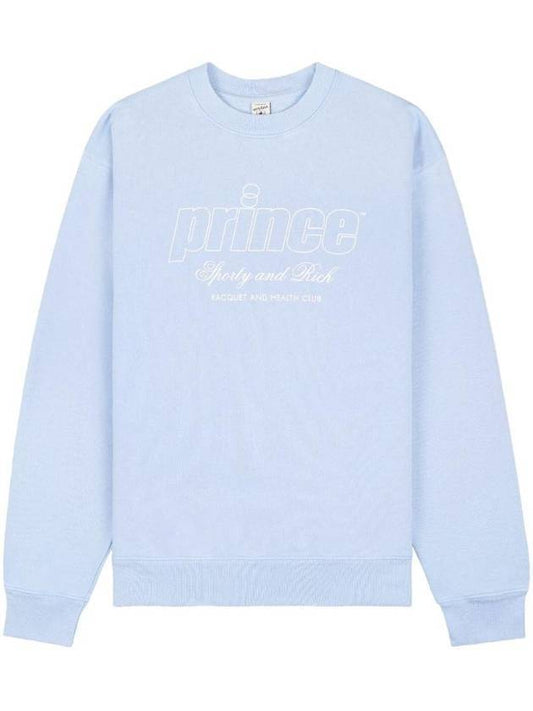 Cotton Sweatshirt Blue - SPORTY & RICH - BALAAN 1