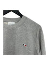 Tricolor Fox Patch Sweatshirt Gray Melange - MAISON KITSUNE - BALAAN 3