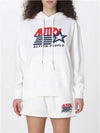 Cappuccio Iconic Logo Hooded Top White - AUTRY - BALAAN.