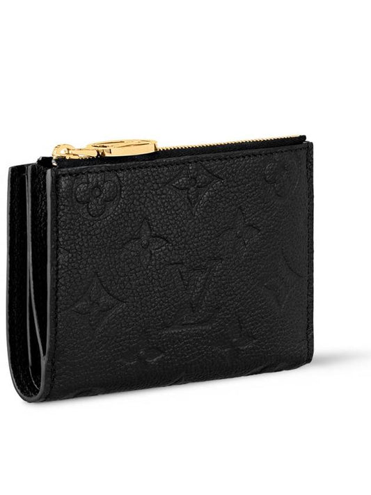 Lisa Wallet Monogram Zipper Coin Card Wallet Black M83365 - LOUIS VUITTON - BALAAN 2