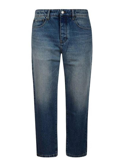 Tapered Fit Straight Jeans Blue - AMI - BALAAN 2