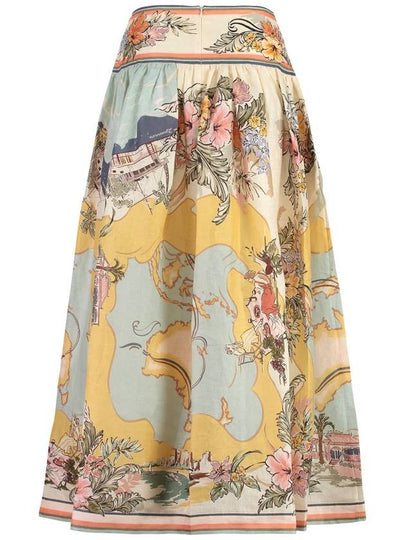 Zimmermann Tallow Midi Skirt - ZIMMERMANN - BALAAN 2