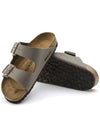 Arizona Medium Narrow Slipper Stone - BIRKENSTOCK - BALAAN 4