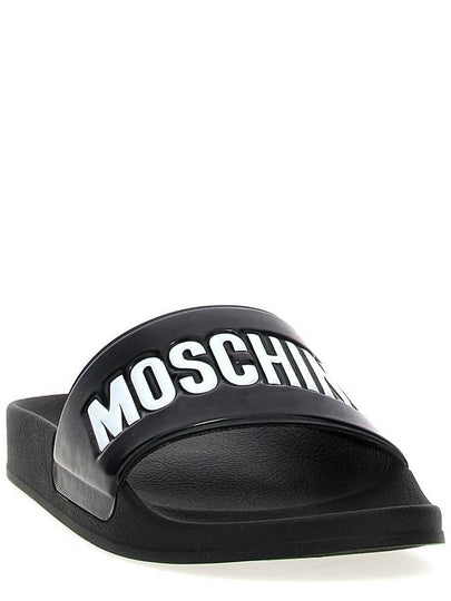 Moschino 'Moschino' Slides - MOSCHINO - BALAAN 2