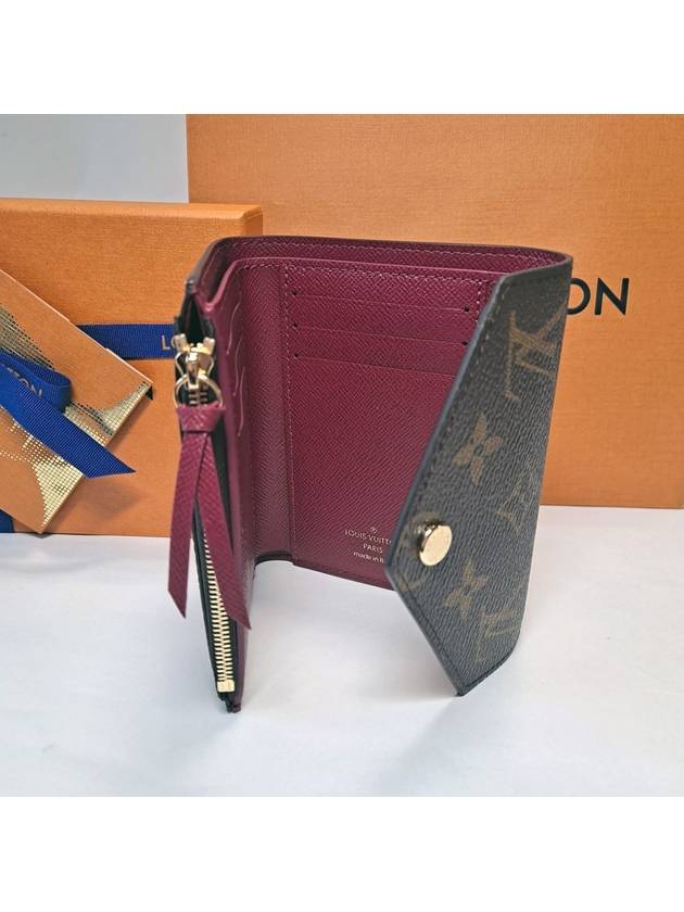 Victorine Monogram Half Wallet Fuchsia - LOUIS VUITTON - BALAAN 8