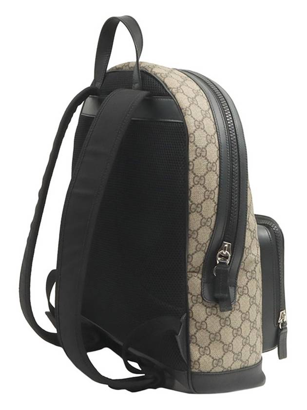 GG Supreme Canvas Black Trim Eden Backpack 406370 - GUCCI - BALAAN 3