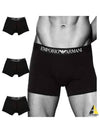 Men's Logo Pure Cotton Briefs 3 Pack Black - EMPORIO ARMANI - BALAAN 2