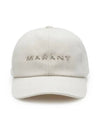 Tyron Embroidered Logo Ball Cap Ecru - ISABEL MARANT - BALAAN 2