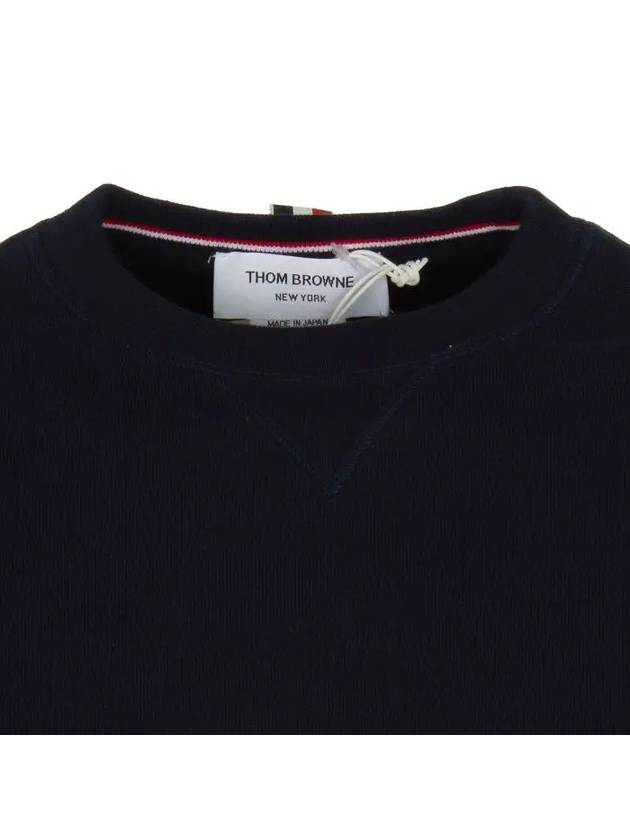 4 Bar Loopback Jersey Sweatshirt Navy - THOM BROWNE - BALAAN 4