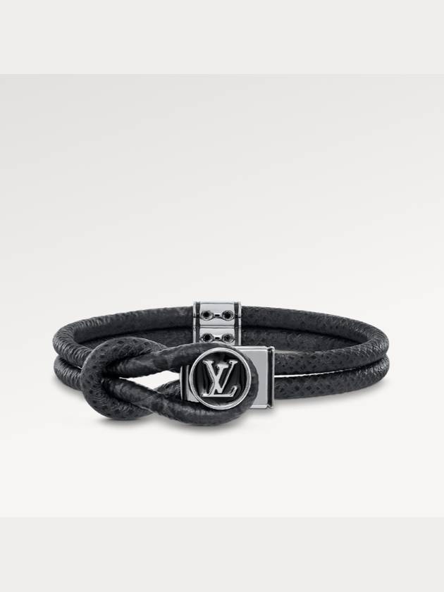 Loop It Monogram Bracelet Black - LOUIS VUITTON - BALAAN 4