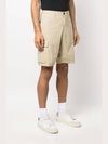 Cargo Bermuda Shorts Beige - STONE ISLAND - BALAAN 4