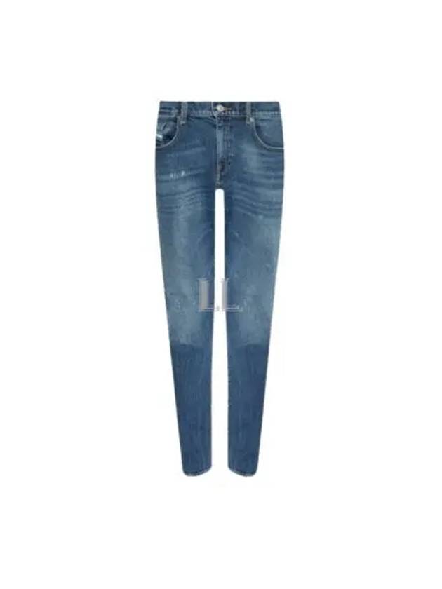 Straight Denim Jeans Blue - DIESEL - BALAAN 2