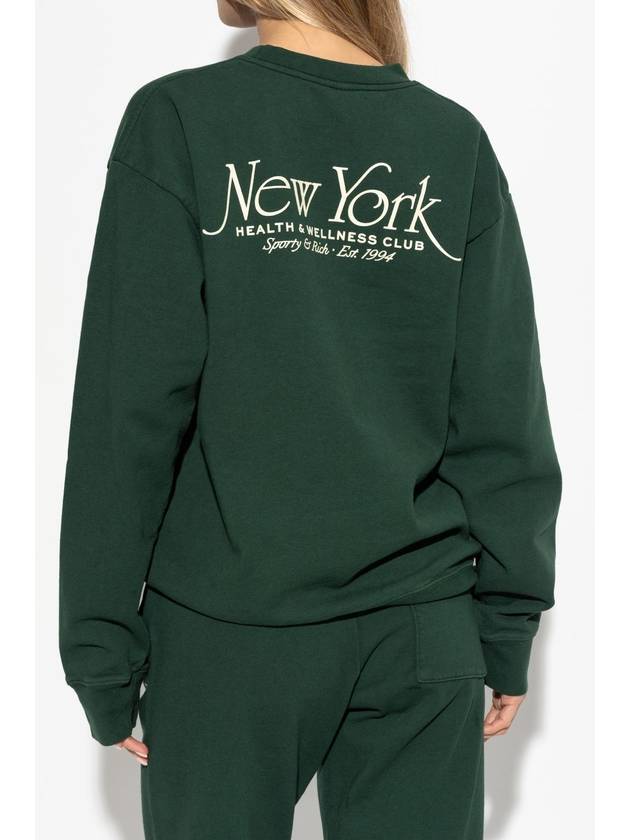 Sporty & Rich Sweatshirt From The New York Collection, Unisex, Green - SPORTY & RICH - BALAAN 4